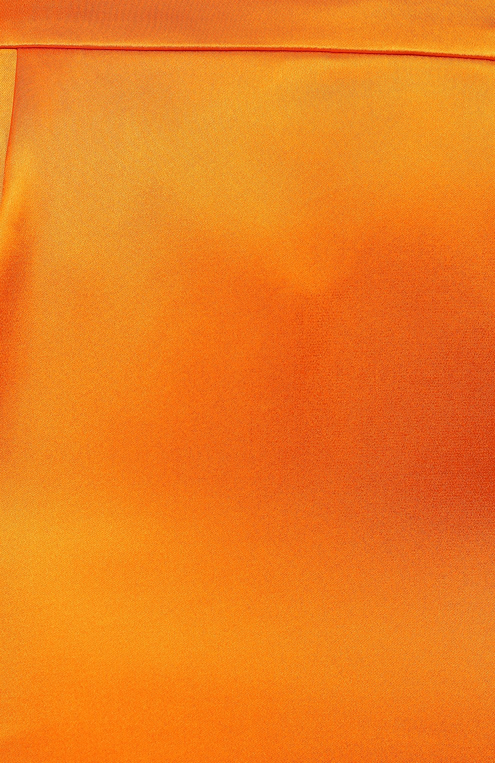 Женская мини-юбка ALEXANDRE VAUTHIER оранжевого цвета, арт. 192SK1054 0191-1015 | Фото 5 (Длина Ж (юбки, платья, шорты): Мини; Женское Кросс-КТ: Юбка-одежда; Материал внешний: Вискоза; Статус проверки: Проверено, Проверена категория; Материал подклада: Вискоза)