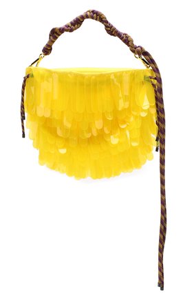Женская текстильная сумка DRIES VAN NOTEN желтого цвета по цене 39500 руб., арт. 191-11517-187 | Фото 1 Женская текстильная сумка DRIES VAN NOTEN желтого цвета, арт. 191-11517-187 | Фото 1
