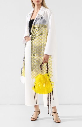 Женская текстильная сумка DRIES VAN NOTEN желтого цвета по цене 39500 руб., арт. 191-11517-187 | Фото 2 Женская текстильная сумка DRIES VAN NOTEN желтого цвета, арт. 191-11517-187 | Фото 2