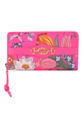 Текстильный кошелек Gucci, фуксия цвета, арт. 536350/92XAX в ЦУМ | Фото №1 Текстильный кошелек Gucci фуксия цвета | Фото №1
