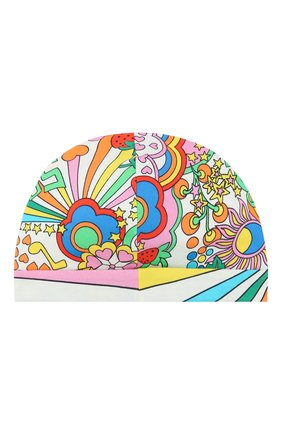 Детского хлопковая шапка GUCCI разноцветного цвета, арт. 556613/3K107 | Фото 2 (Материал: Хлопок, Текстиль; Статус проверки: Проверена категория, Проверено)