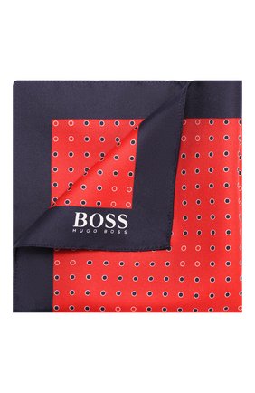 Мужской шелковый платок BOSS красного цвета по цене 4500 руб., арт. 50412281 | Фото 1 Мужской шелковый платок BOSS красного цвета, арт. 50412281 | Фото 1