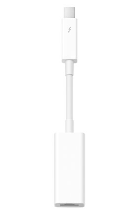Адаптер thunderbolt to gigabit ethernet APPLE  белого цвета, арт. MD463ZM/A | Фото 1 (Статус проверки: Проверена категория)