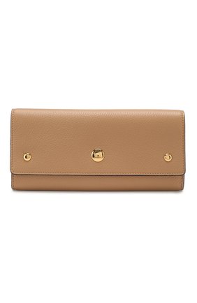 Кожаный кошелек Burberry, бежевого цвета, арт. 8009698 в ЦУМ | Фото №1 Кожаный кошелек Burberry бежевого цвета | Фото №1