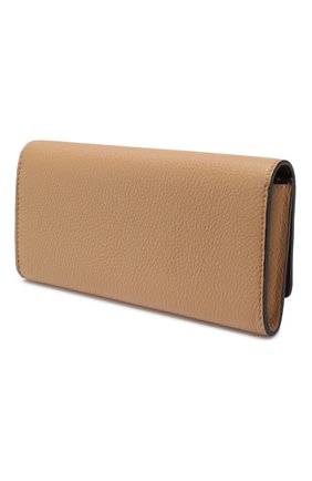 Кожаный кошелек Burberry, бежевого цвета, арт. 8009698 в ЦУМ | Фото №2 Кожаный кошелек Burberry бежевого цвета | Фото №2