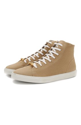 Женские замшевые кеды RUBEUS MILANO бежевого цвета по цене 51500 руб., арт. 002/16K | Фото 1 Женские замшевые кеды RUBEUS MILANO бежевого цвета, арт. 002/16K | Фото 1