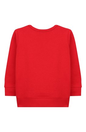 Детский хлопковый свитшот GUCCI красного цвета по цене 20200 руб., арт. 483878/X3G97 | Фото 2 Детский хлопковый свитшот GUCCI красного цвета, арт. 483878/X3G97 | Фото 2