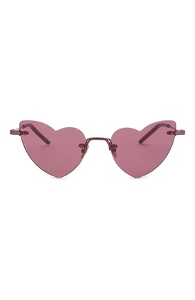 Женские фиолетовые солнцезащитные очки Saint Laurent, арт. SL 254 L0UL0U 004 купить в ЦУМ | Фото №3 Солнцезащитные очки Saint Laurent фиолетовые | Фото №3