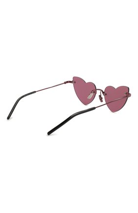 Женские фиолетовые солнцезащитные очки Saint Laurent, арт. SL 254 L0UL0U 004 купить в ЦУМ | Фото №4 Солнцезащитные очки Saint Laurent фиолетовые | Фото №4