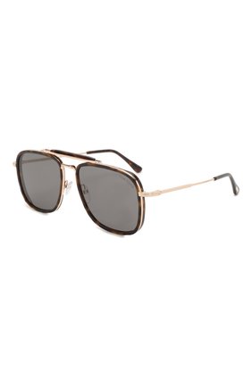 Мужские солнцезащитные очки TOM FORD коричневого цвета по цене 34300 руб., арт. TF665 52A | Фото 1 Мужские солнцезащитные очки TOM FORD коричневого цвета, арт. TF665 52A | Фото 1