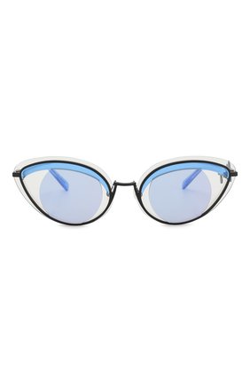 Женские солнцезащитные очки KENZO голубого цвета по цене 19950 руб., арт. KZ40001U 02A | Фото 3 Женские солнцезащитные очки KENZO голубого цвета, арт. KZ40001U 02A | Фото 3