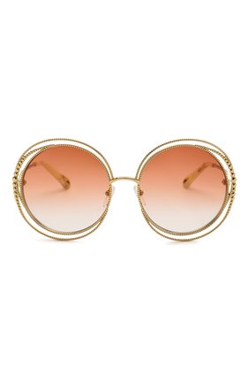 Женские оранжевые солнцезащитные очки Chloé, арт. 114SC-724 купить в ЦУМ | Фото №3 Солнцезащитные очки Chloé оранжевые | Фото №3