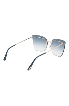 Женские солнцезащитные очки TOM FORD синего цвета по цене 31600 руб., арт. TF682 28P | Фото 4 Женские солнцезащитные очки TOM FORD синего цвета, арт. TF682 28P | Фото 4 (Тип очков: С/з; Статус проверки: Проверена категория; Оптика Гендер: оптика-женское; Очки форма: Бабочка)