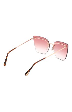Женские солнцезащитные очки TOM FORD розового цвета по цене 26300 руб., арт. TF682 33G | Фото 4 Женские солнцезащитные очки TOM FORD розового цвета, арт. TF682 33G | Фото 4