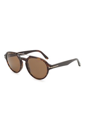 Мужские солнцезащитные очки TOM FORD коричневого цвета по цене 26900 руб., арт. TF696 52H | Фото 1 Мужские солнцезащитные очки TOM FORD коричневого цвета, арт. TF696 52H | Фото 1