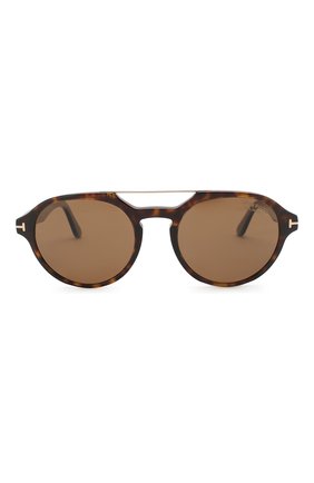 Мужские солнцезащитные очки TOM FORD коричневого цвета по цене 26900 руб., арт. TF696 52H | Фото 2 Мужские солнцезащитные очки TOM FORD коричневого цвета, арт. TF696 52H | Фото 2