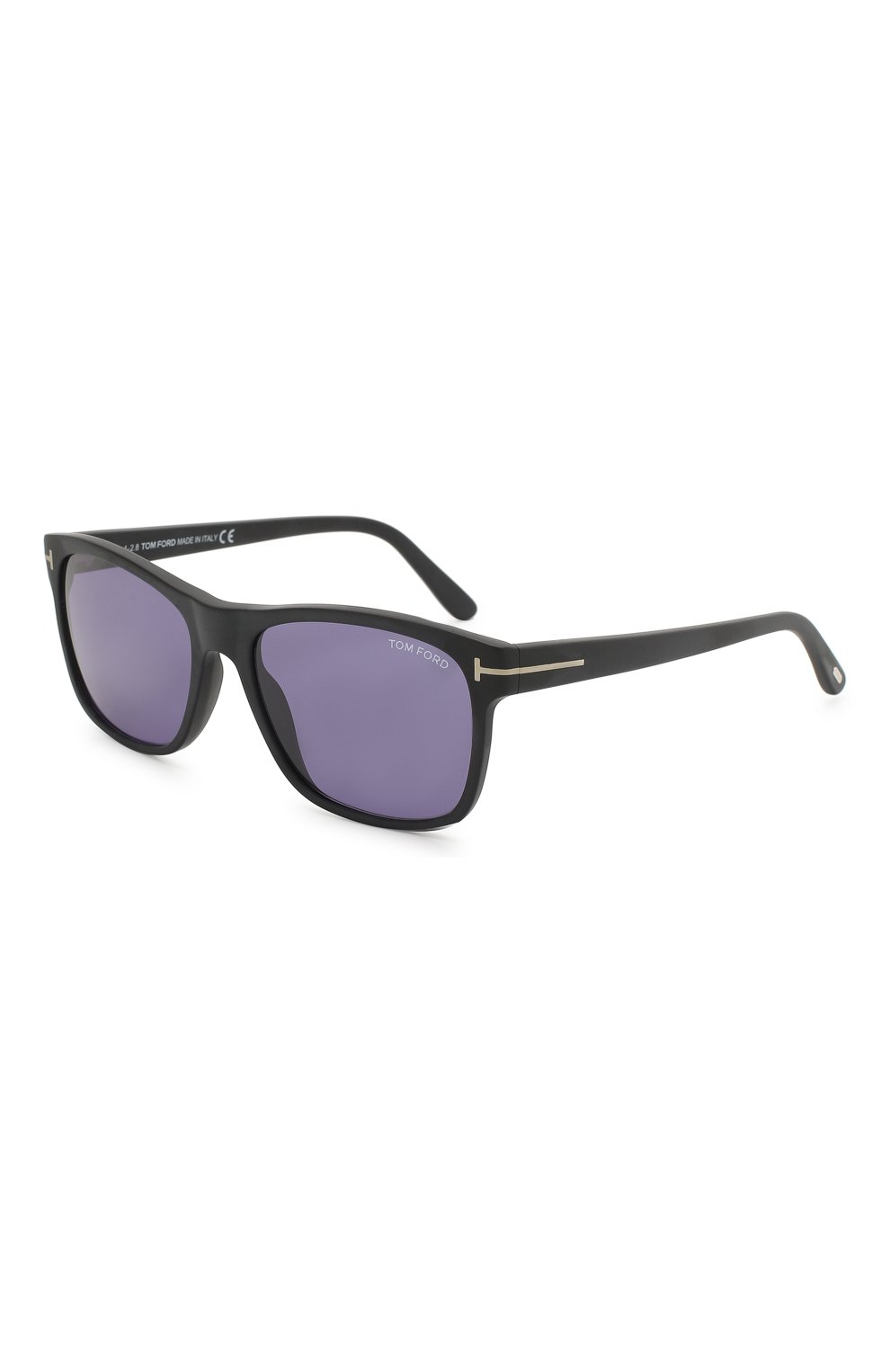 Мужские солнцезащитные очки TOM FORD черного цвета, арт. TF698 02V | Фото 1