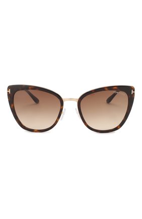 Женские коричневые солнцезащитные очки Tom Ford, арт. TF717 52F купить в ЦУМ | Фото №3 Солнцезащитные очки Tom Ford коричневые | Фото №3