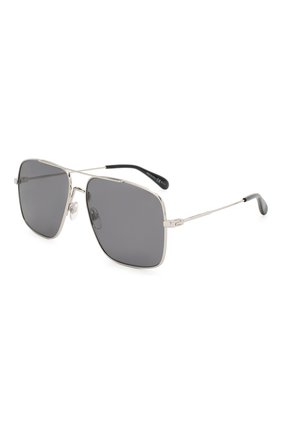 Мужские солнцезащитные очки GIVENCHY серого цвета по цене 23200 руб., арт. 7119 010 | Фото 1 Мужские солнцезащитные очки GIVENCHY серого цвета, арт. 7119 010 | Фото 1