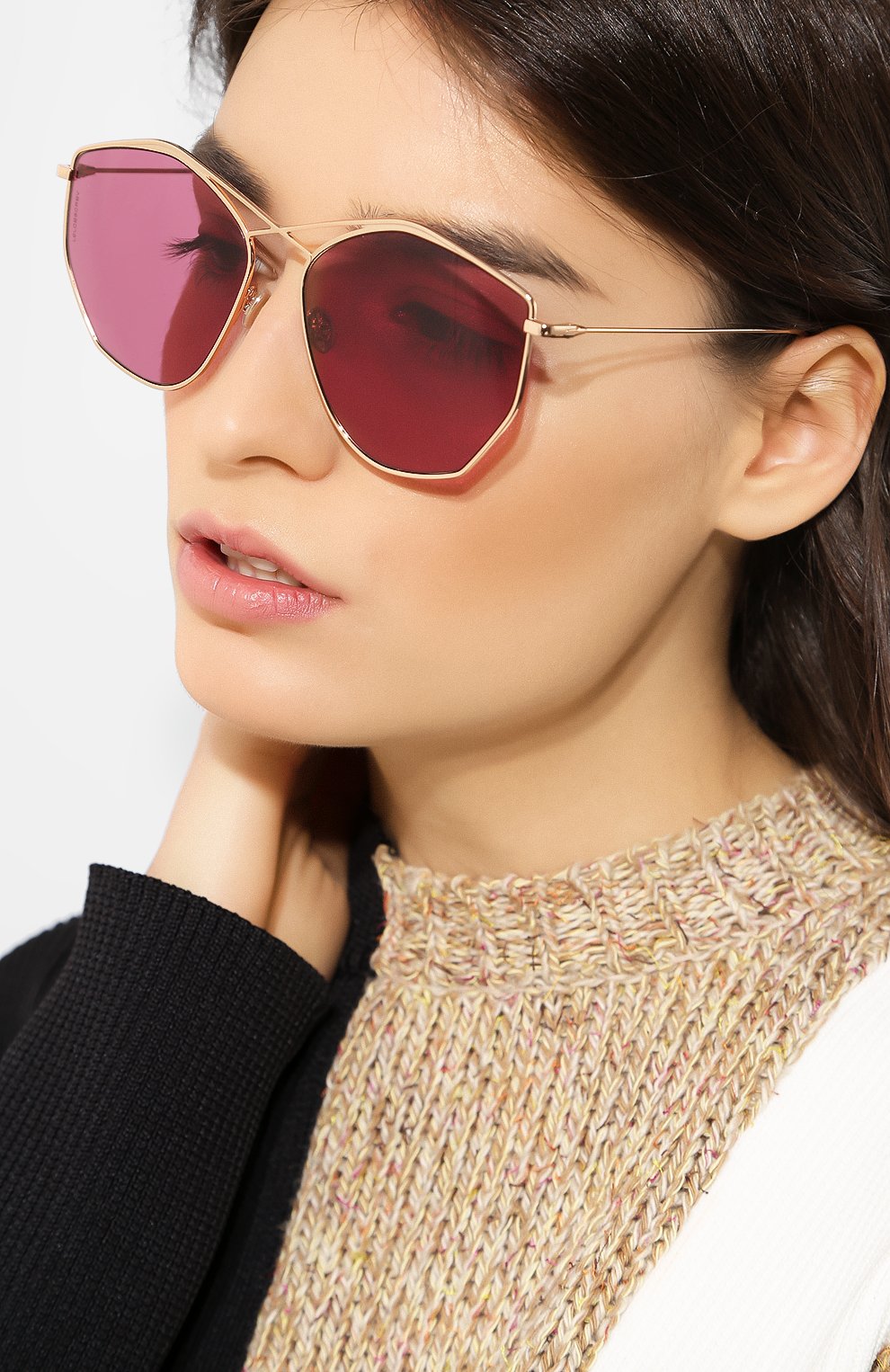 Женские бордовые солнцезащитные очки Dior, арт. DI0RSTELLAIRE4 DDB купить в ЦУМ | Фото №2 Солнцезащитные очки Dior бордовые | Фото №2