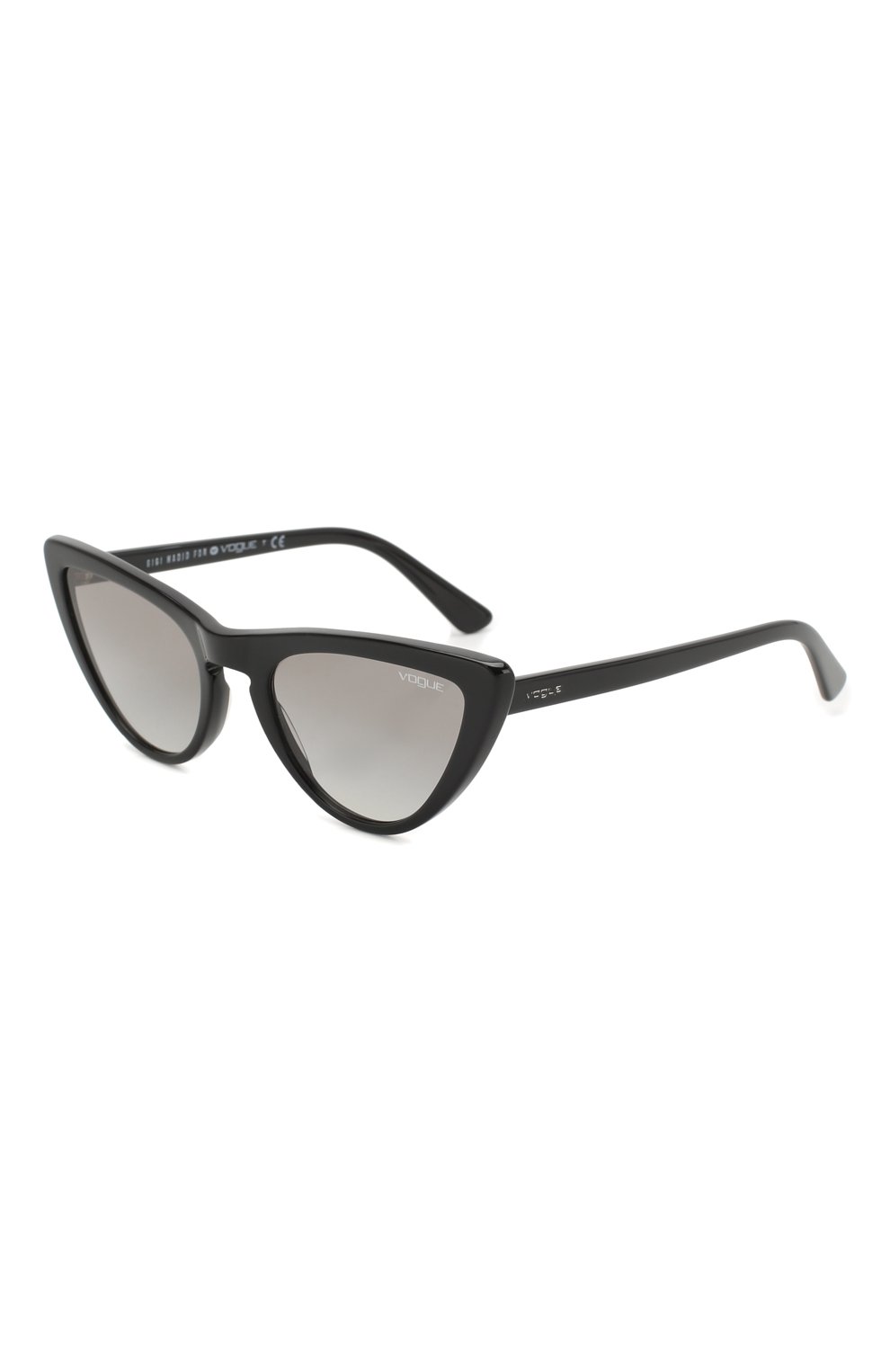 Женские солнцезащитные очки VOGUE EYEWEAR черного цвета, арт. 5211S-W44/11 | Фото 1