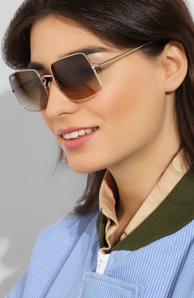 Женские солнцезащитные очки RAY-BAN коричневого цвета по цене 12500 руб., арт. 1971-914751 | Фото 2 Женские солнцезащитные очки RAY-BAN коричневого цвета, арт. 1971-914751 | Фото 2