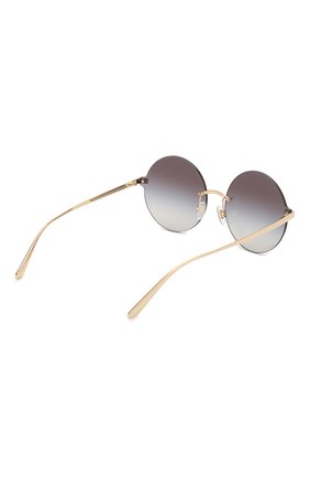 Женские темно-серые солнцезащитные очки Dolce & Gabbana, арт. 2228-02/8G купить в ЦУМ | Фото №4 Солнцезащитные очки Dolce & Gabbana темно-серые | Фото №4