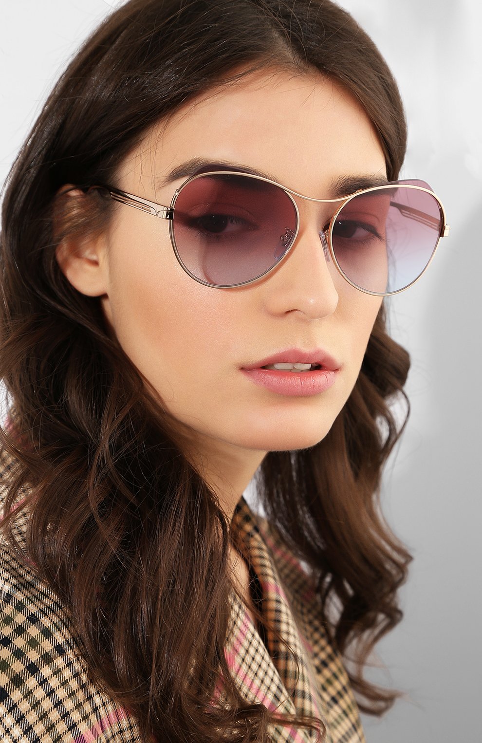 Женские солнцезащитные очки Miu Miu, арт. 59US-1AB500 купить в ЦУМ | Фото №2 Солнцезащитные очки Miu Miu | Фото №2