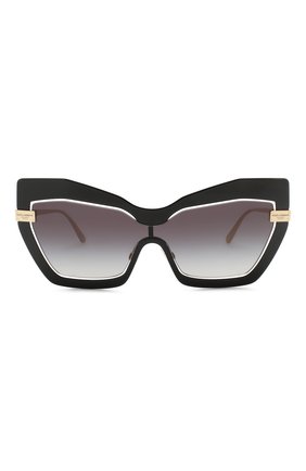 Женские черные солнцезащитные очки Dolce & Gabbana, арт. 2224-12688G купить в ЦУМ | Фото №3 Солнцезащитные очки Dolce & Gabbana черные | Фото №3