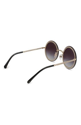 Женские черные солнцезащитные очки Chanel, арт. 4245-C395S6 купить в ЦУМ | Фото №4 Солнцезащитные очки Chanel черные | Фото №4
