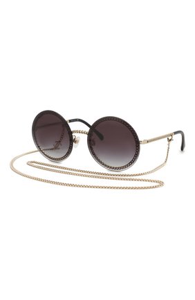Женские черные солнцезащитные очки Chanel, арт. 4245-C395S6 купить в ЦУМ | Фото №5 Солнцезащитные очки Chanel черные | Фото №5