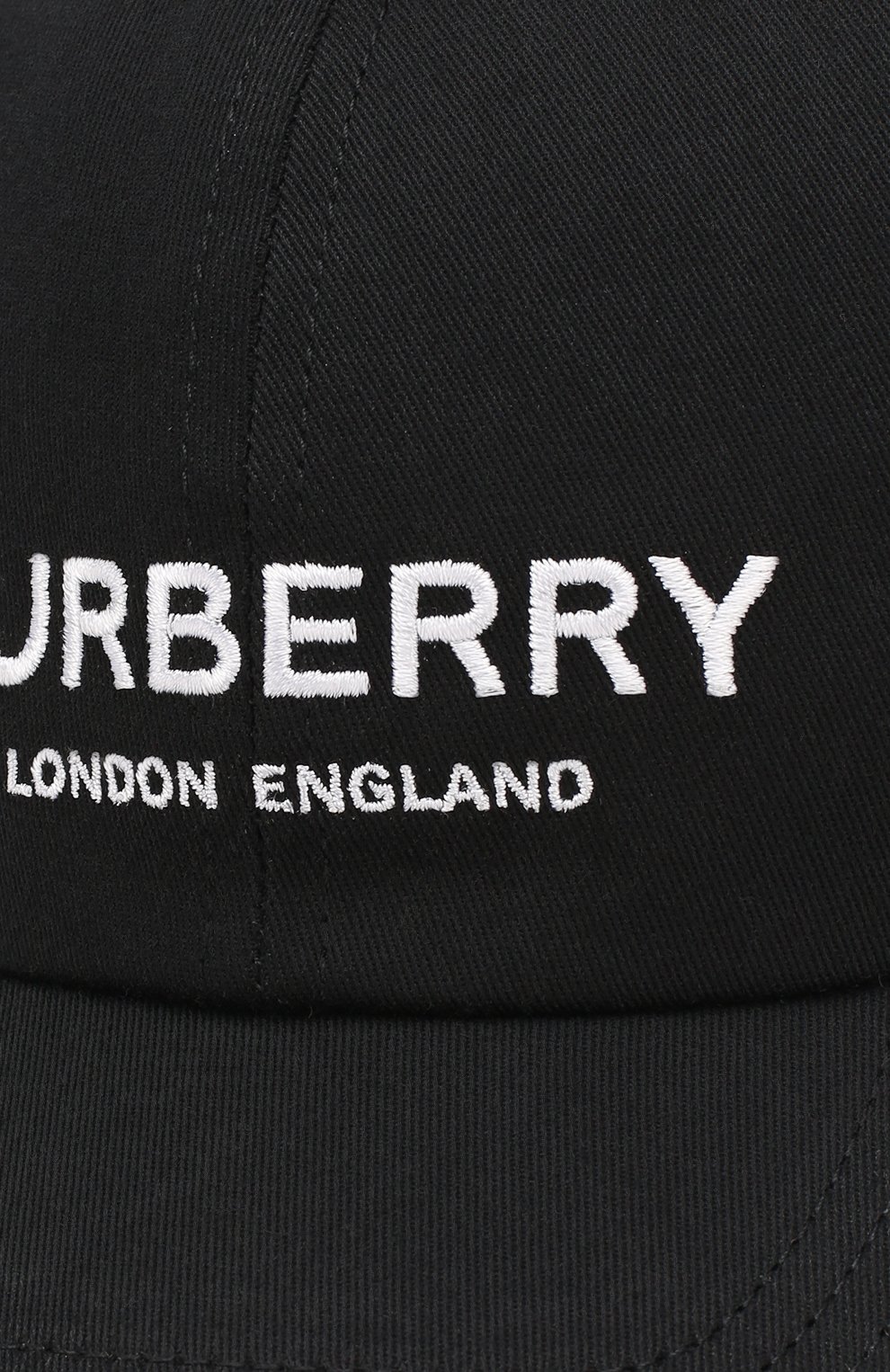 Хлопковая бейсболка Burberry, черного цвета, арт. 8010635 в ЦУМ | Фото №3 Хлопковая бейсболка Burberry черного цвета | Фото №3