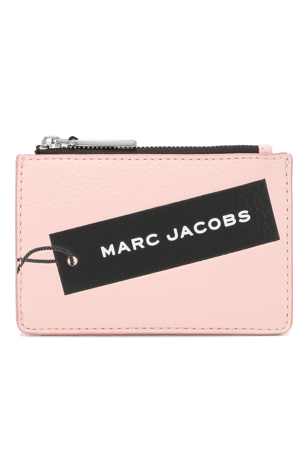 Женский кожаный футляр для кредитных карт MARC JACOBS (THE) светло-розового цвета, арт. M0014745 | Фото 1 (Материал: Натуральная кожа; Статус проверки: Проверена категория)