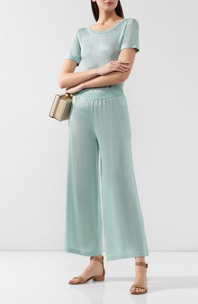 Женские зеленые брюки Missoni, арт. MDI00044/BK0281 купить в ЦУМ | Фото №2 Брюки Missoni зеленые | Фото №2
