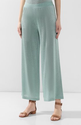 Женские зеленые брюки Missoni, арт. MDI00044/BK0281 купить в ЦУМ | Фото №3 Брюки Missoni зеленые | Фото №3