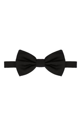 Мужской шелковый галстук-бабочка DOLCE & GABBANA черного цвета по цене 12200 руб., арт. GR053E/G0U46 | Фото 1 Мужской шелковый галстук-бабочка DOLCE & GABBANA черного цвета, арт. GR053E/G0U46 | Фото 1