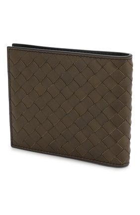Мужской кожаное портмоне BOTTEGA VENETA темно-зеленого цвета по цене 38850 руб., арт. 549041/V465Z | Фото 2 Мужской кожаное портмоне BOTTEGA VENETA темно-зеленого цвета, арт. 549041/V465Z | Фото 2