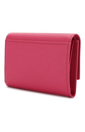 Кожаный кошелек Dolce & Gabbana, розового цвета, арт. BI0924/A1001 в ЦУМ | Фото №2 Кожаный кошелек Dolce & Gabbana розового цвета | Фото №2