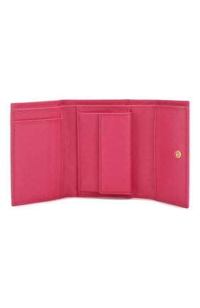 Кожаный кошелек Dolce & Gabbana, розового цвета, арт. BI0924/A1001 в ЦУМ | Фото №3 Кожаный кошелек Dolce & Gabbana розового цвета | Фото №3