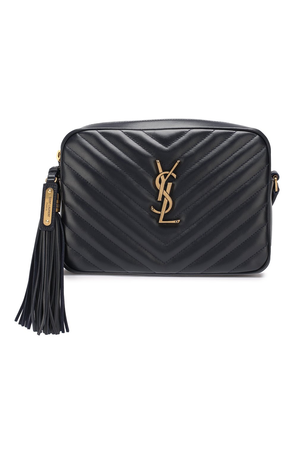 Женская сумка lou medium SAINT LAURENT темно-синего цвета, арт. 520534/DV707 | Фото 1