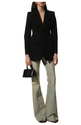Женский шерстяной жакет BALENCIAGA черного цвета по цене 154500 руб., арт. 571278/TYI20 | Фото 2 Женский шерстяной жакет BALENCIAGA черного цвета, арт. 571278/TYI20 | Фото 2