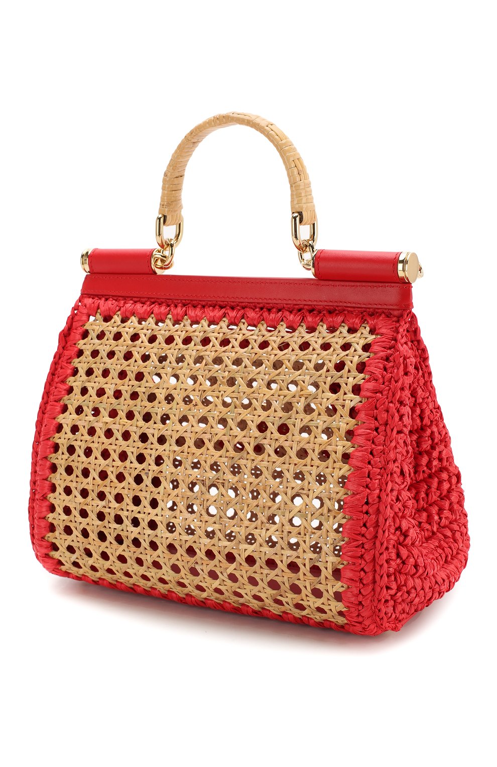 Женская сумка sicily medium DOLCE & GABBANA бежевая цвета, арт. BB6002/AZ436 купить в ЦУМ | Фото №3 Сумка Sicily medium Dolce & Gabbana бежевая цвета | Фото №3