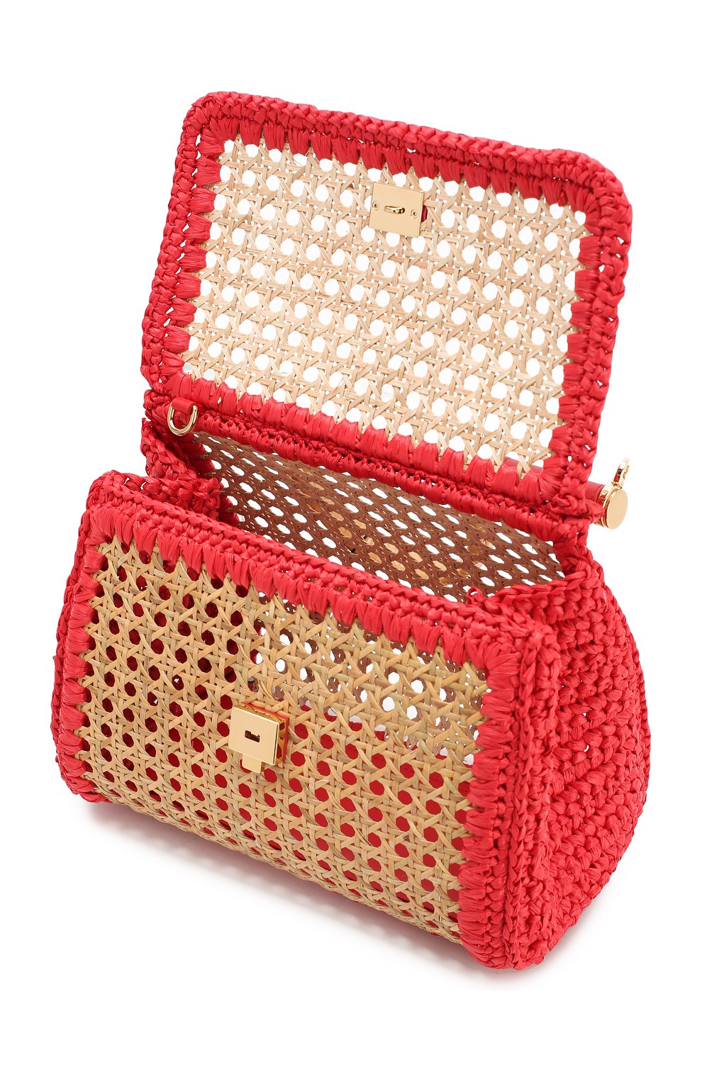 Женская сумка sicily medium DOLCE & GABBANA бежевая цвета, арт. BB6002/AZ436 купить в ЦУМ | Фото №4 Сумка Sicily medium Dolce & Gabbana бежевая цвета | Фото №4