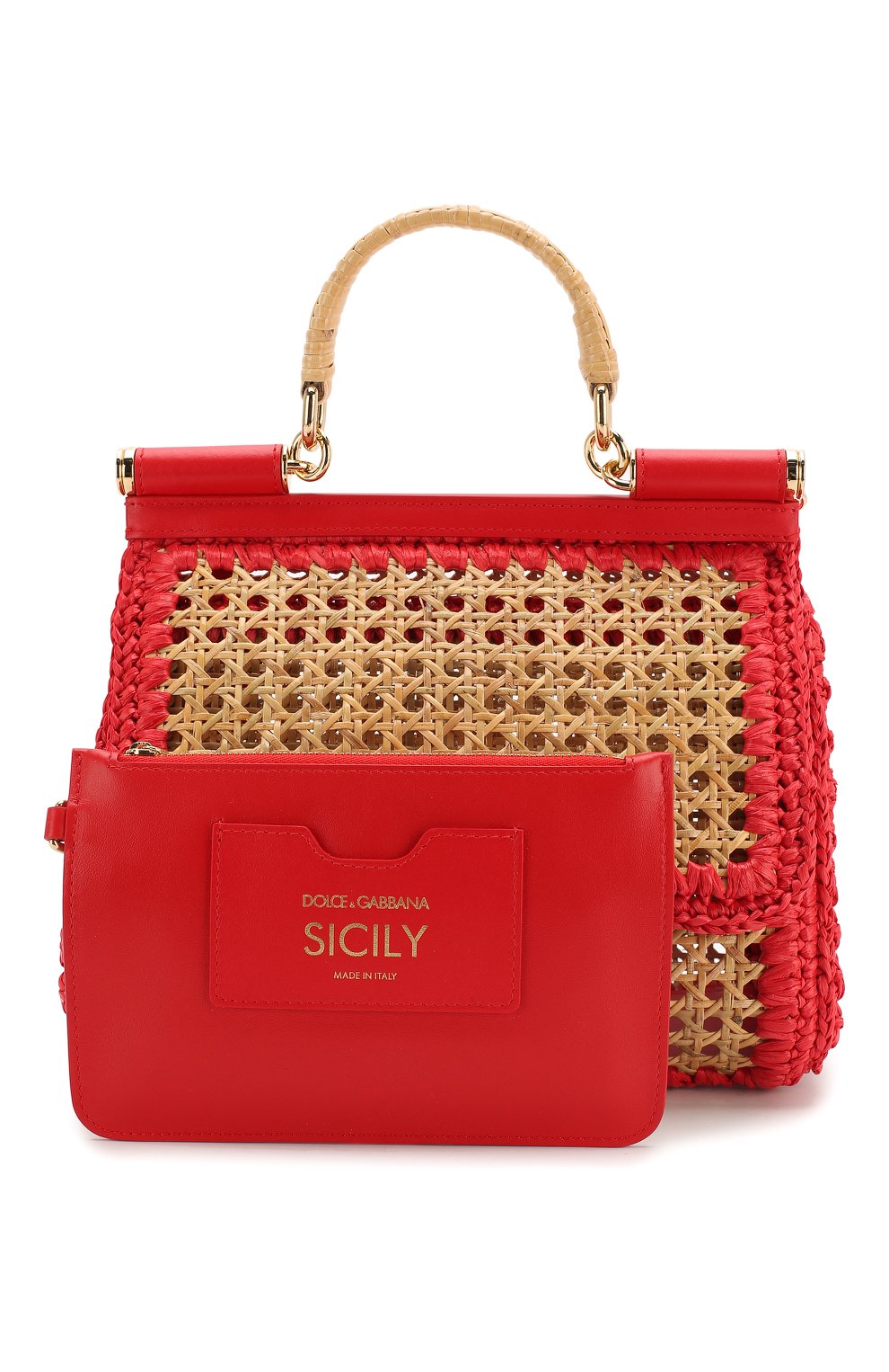 Женская сумка sicily medium DOLCE & GABBANA бежевая цвета, арт. BB6002/AZ436 купить в ЦУМ | Фото №7 Сумка Sicily medium Dolce & Gabbana бежевая цвета | Фото №7