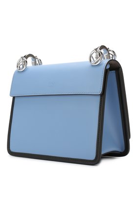 Женская сумка kan i small FENDI голубая цвета, арт. 8BT286 A651 купить в ЦУМ | Фото №3 Сумка Kan I small Fendi голубая цвета | Фото №3