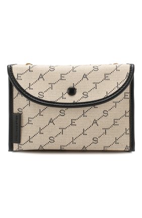 Женская бежевая поясная сумка monogram Stella McCartney, арт. 570296/W8437 купить в ЦУМ | Фото №3 Поясная сумка Monogram Stella McCartney бежевая | Фото №3