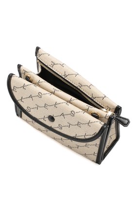 Женская бежевая поясная сумка monogram Stella McCartney, арт. 570296/W8437 купить в ЦУМ | Фото №5 Поясная сумка Monogram Stella McCartney бежевая | Фото №5