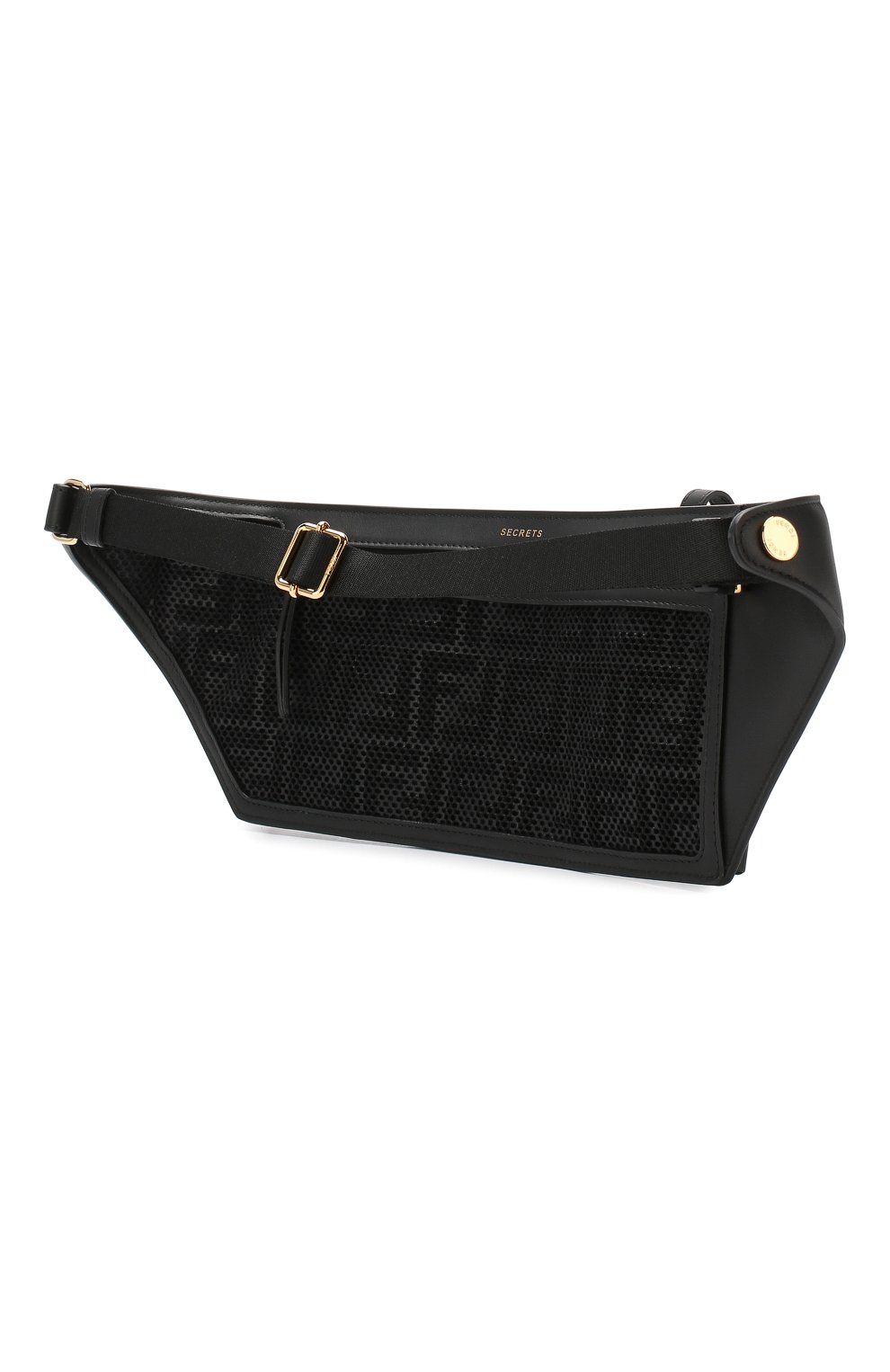 Женская черная поясная сумка pockets Fendi, арт. 8BM007 A5DY купить в ЦУМ | Фото №4 Поясная сумка Pockets Fendi черная | Фото №4