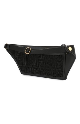 Женская черная поясная сумка pockets Fendi, арт. 8BM007 A5DY купить в ЦУМ | Фото №4 Поясная сумка Pockets Fendi черная | Фото №4