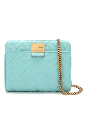 Женская бирюзовая поясная сумка upside down Fendi, арт. 8BT305 A72V купить в ЦУМ | Фото №7 Поясная сумка Upside Down Fendi бирюзовая | Фото №7